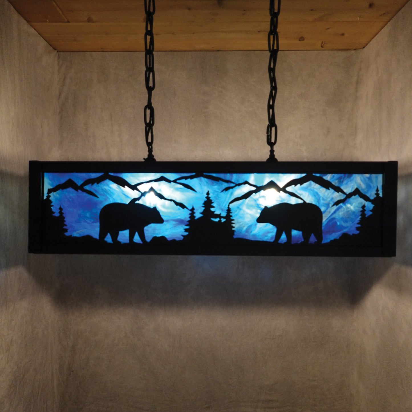 Bear Silhouette Chandelier