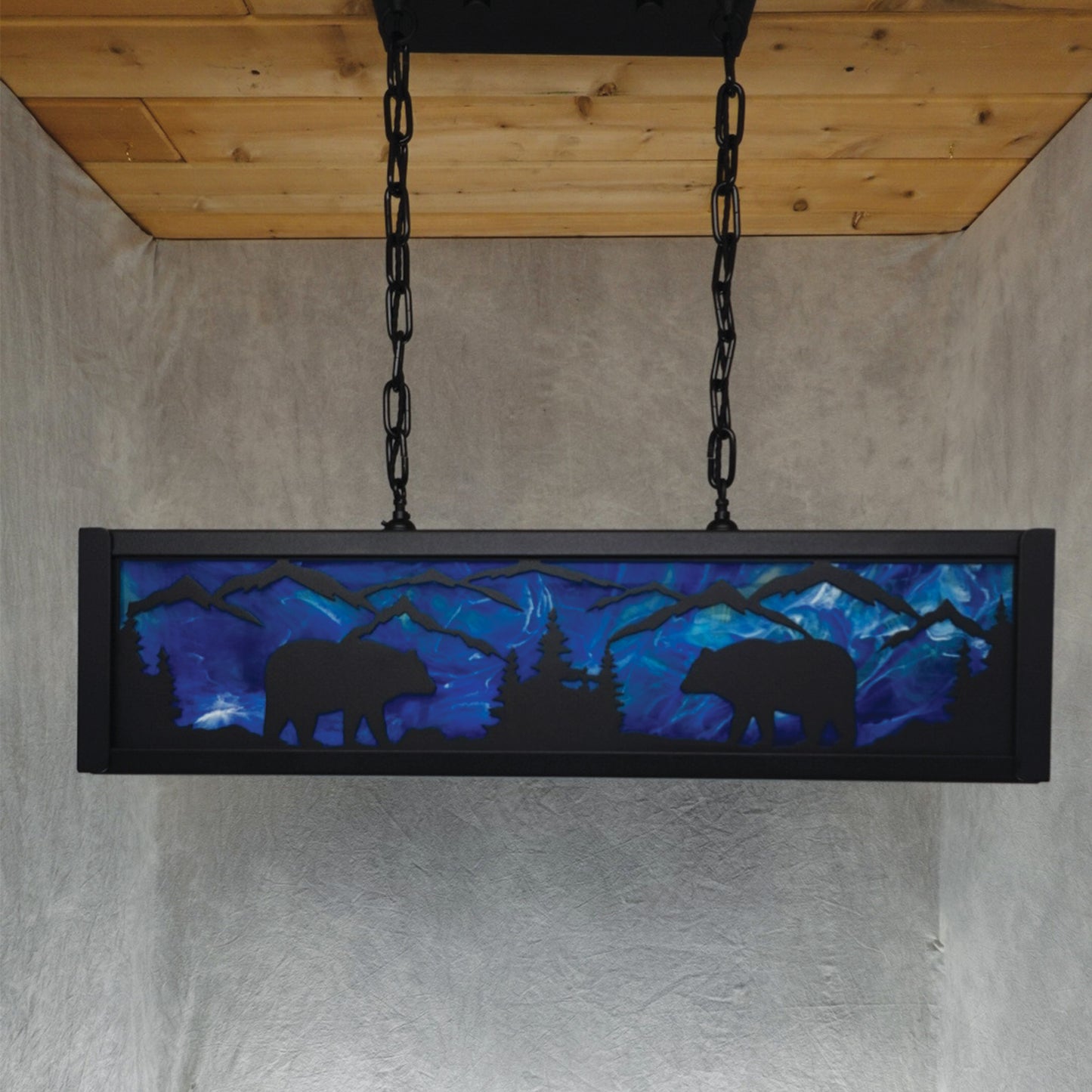 Bear Silhouette Chandelier