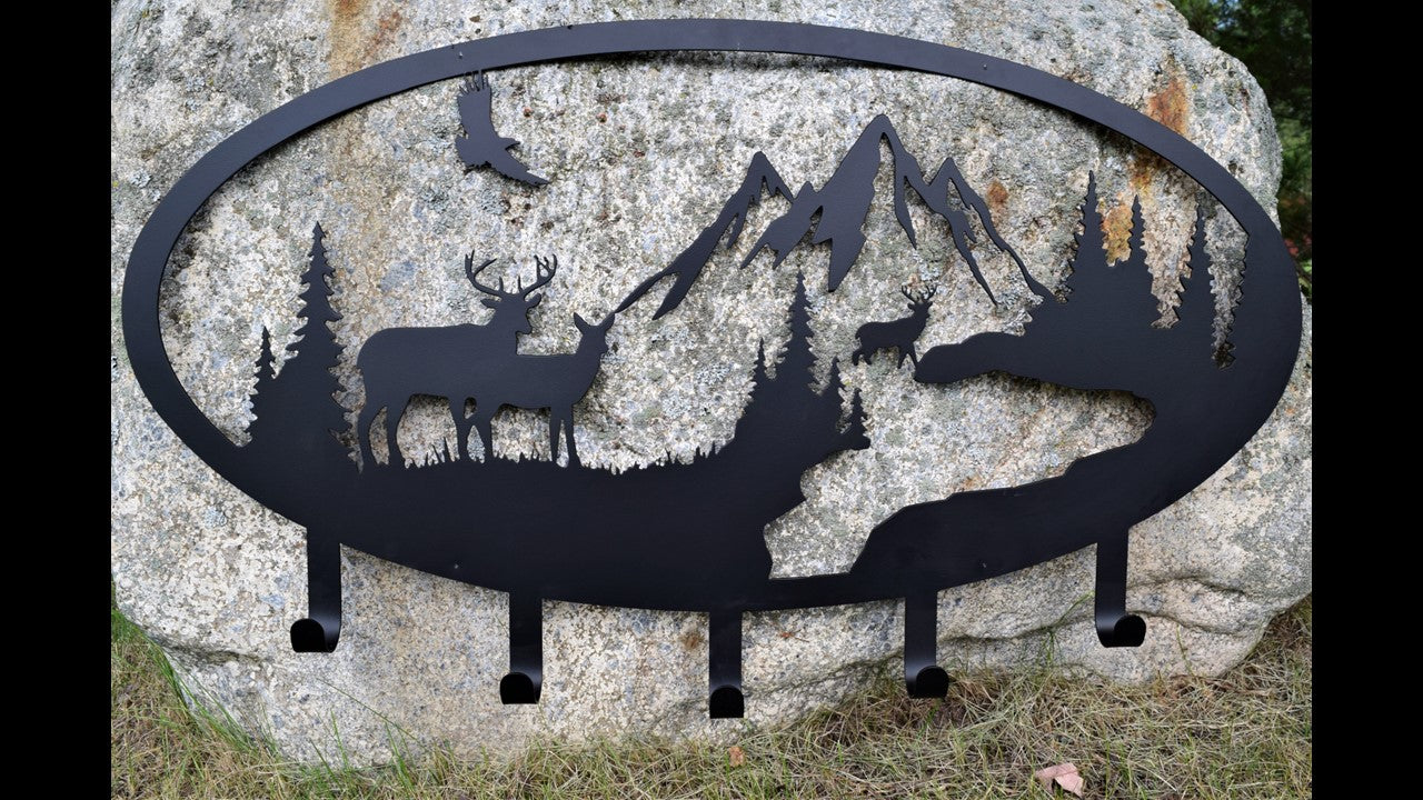 Coat and Hat Racks – Bear Creek Metal Art