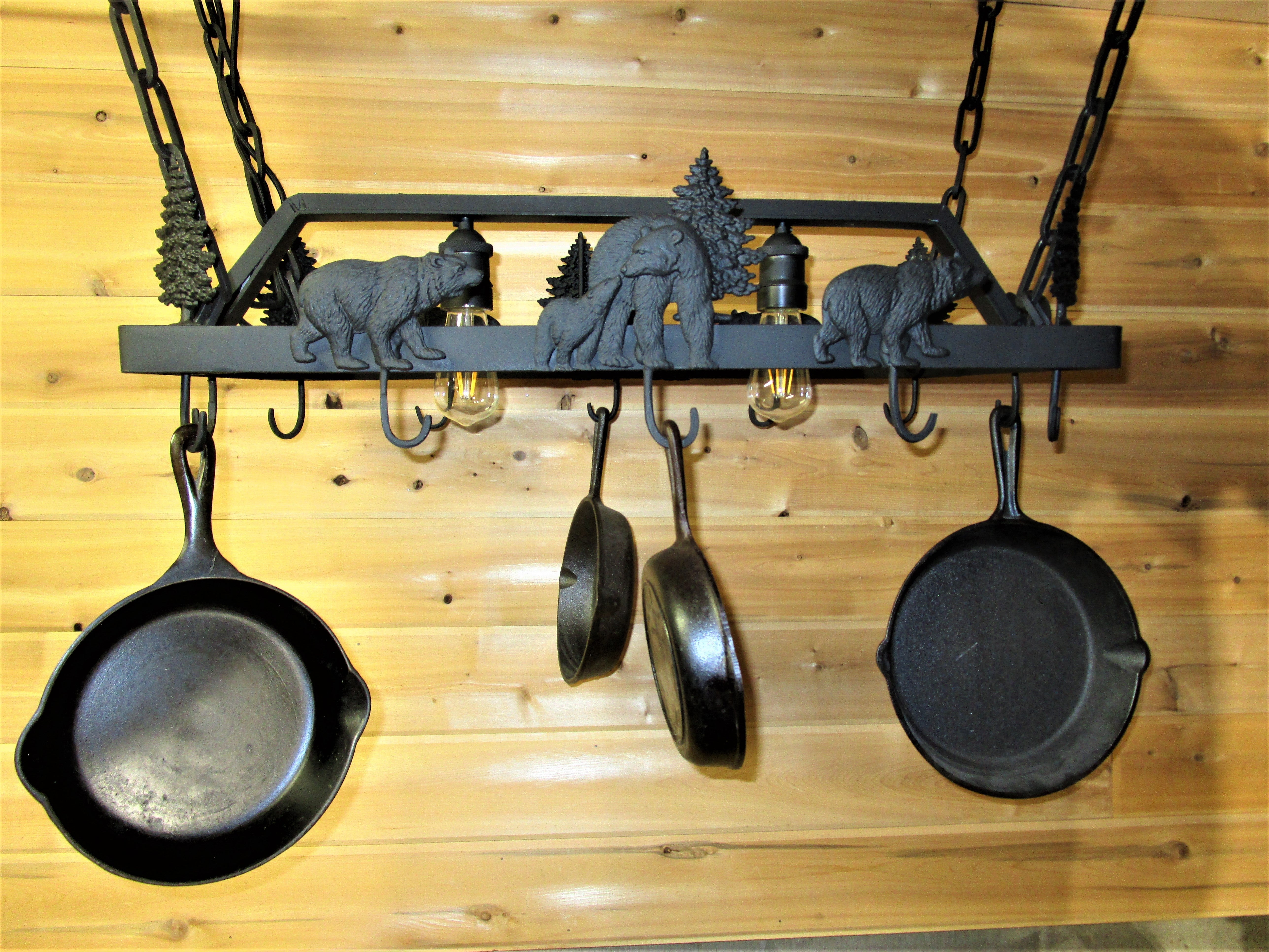 Custom Pot Racks Pot Racks – Bear Creek Metal Art
