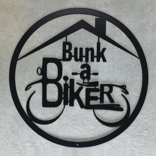 Bunk A Biker Wall Silhouette