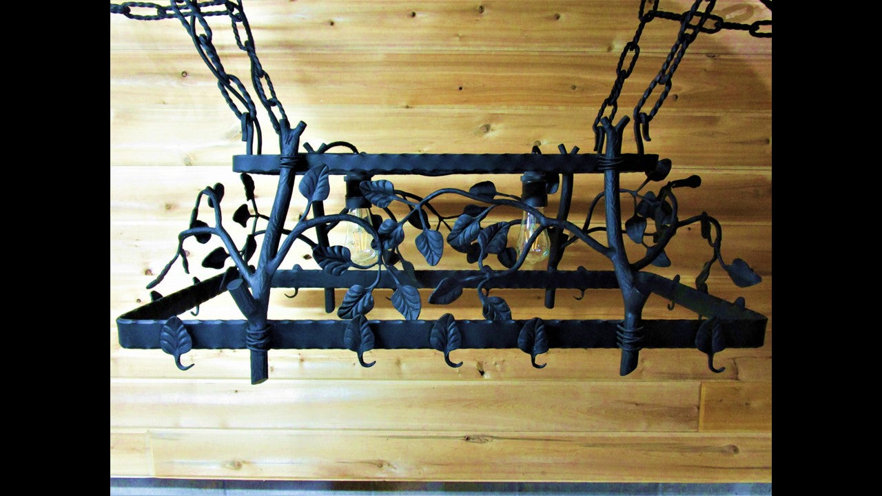 Canterbury Hand-Forged Iron Pot Rack Hook  Ozark Cabin Décor LLC – Ozark  Cabin Décor, LLC